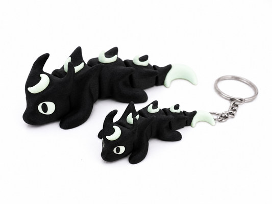 Flexi Monddrache Glow in the Dark